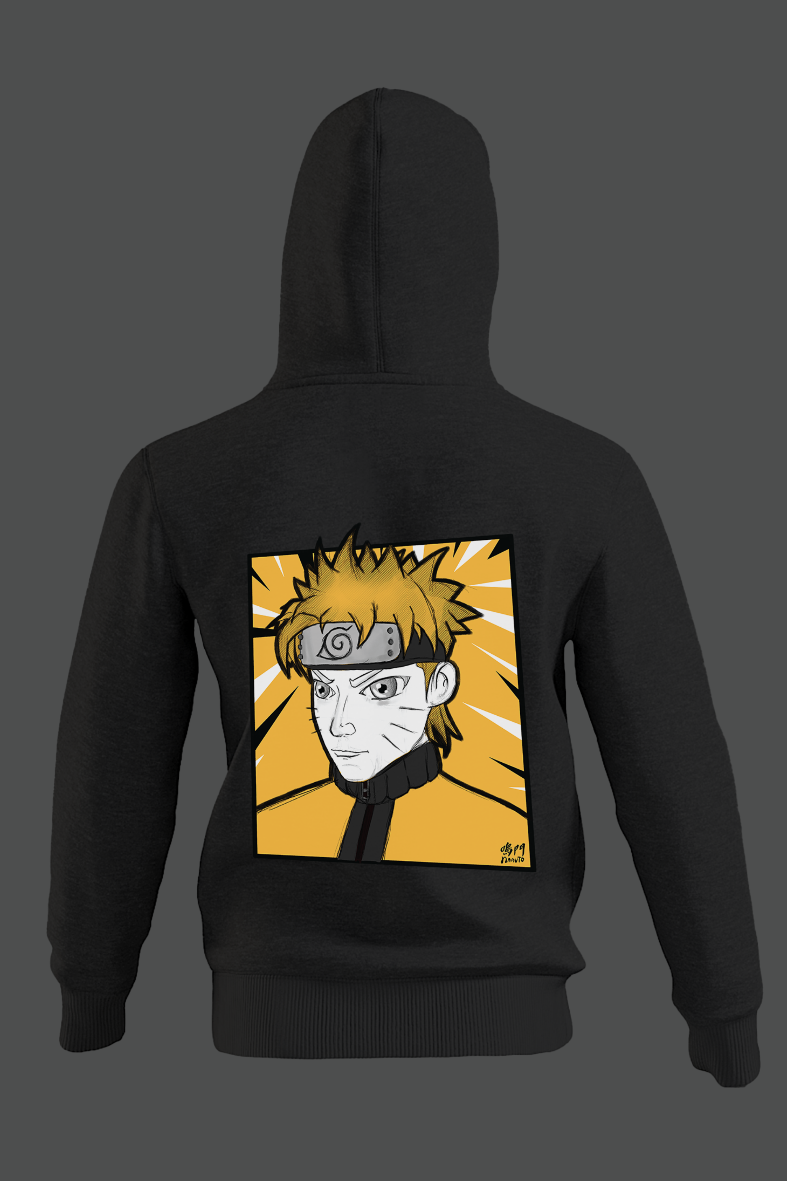 White best sale naruto hoodie